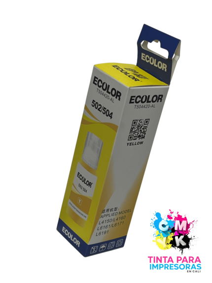 Tinta Genérica Epson 504 Amarilla
