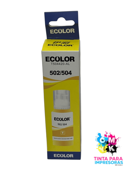 Tinta Genérica Epson 504 Amarilla