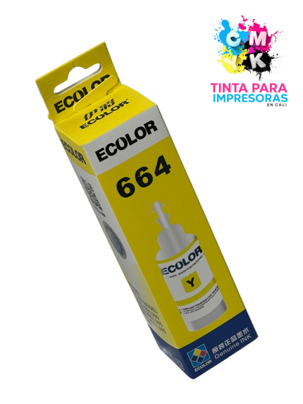 Tinta Genérica Epson 664 Amarilla
