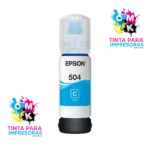 tinta epson 504 Cyan