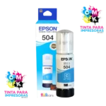 tinta epson 504 Cyan